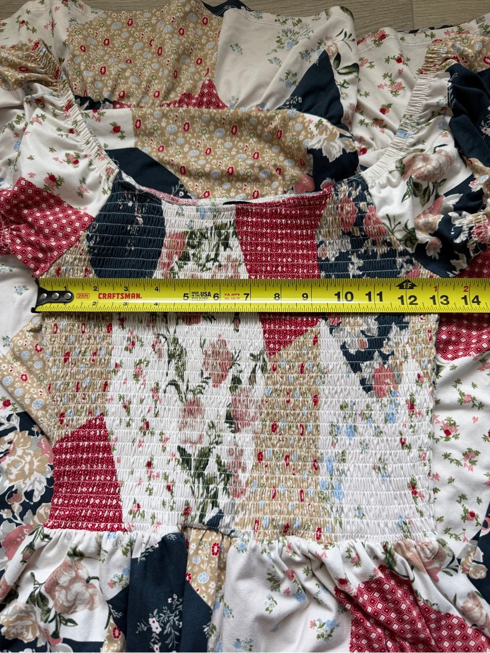 Urban Outfitters Patchwork Midi Dress - Picture 6 of 6